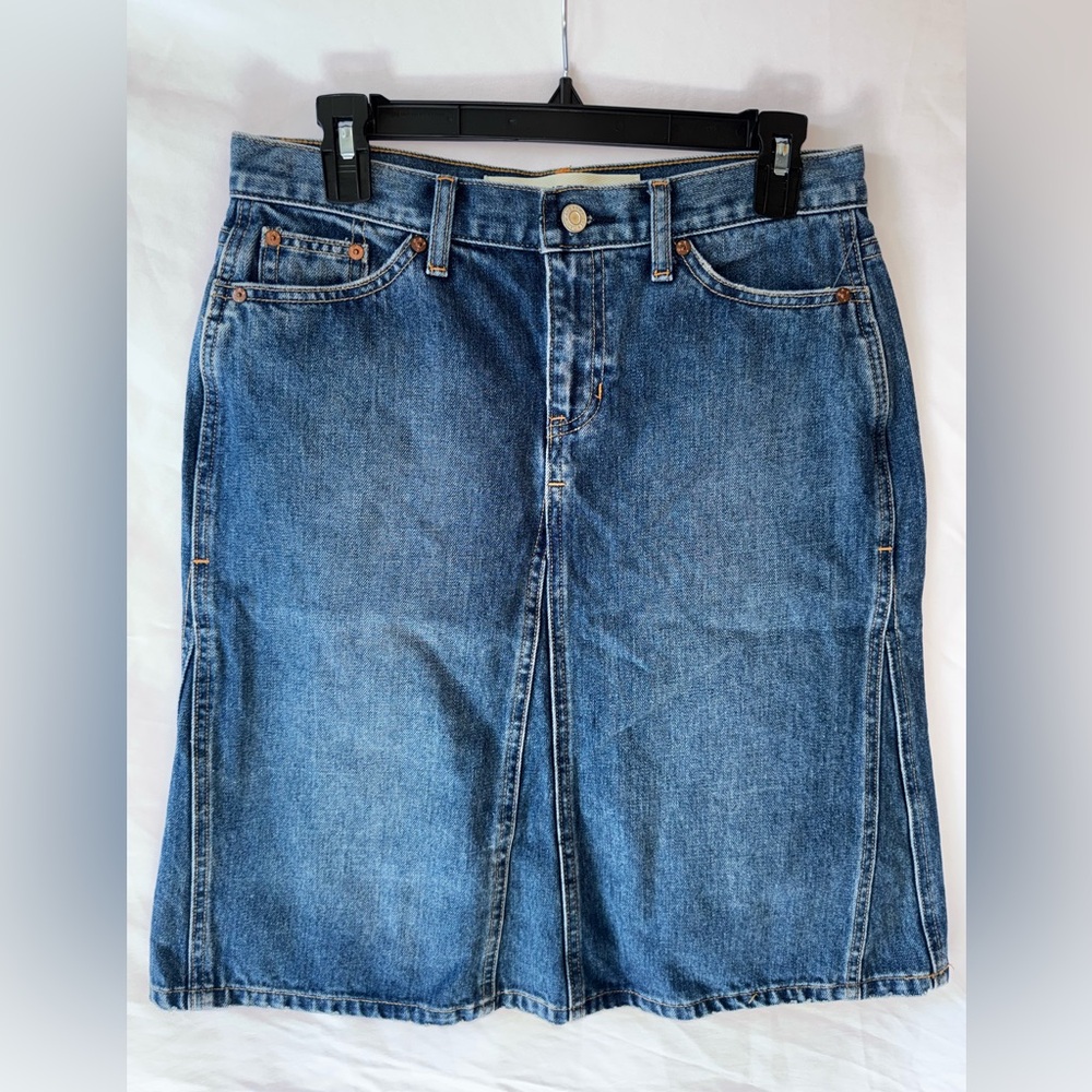 Vintage GAP Denim medium wash Skirt in Blue 100% Cotton